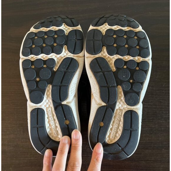 Under Armour Boys 3Y Black Athletic High Top Shoes Hook And Loop - Picture 5 of 6